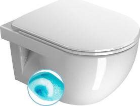 GSI CITY PRO závěsná WC mísa, Swirlflush, 35x52cm, bílá ExtraGlaze 911611
