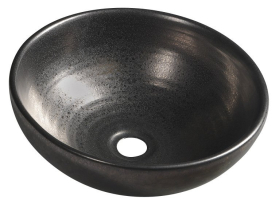 Sapho ATTILA keramické umyvadlo, průměr 43cm, metalická měď DK010