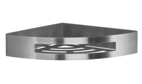 Gedy SMART rohová police do sprchy, 210x45x210mm, nerez mat 247938