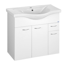Aqualine KERAMIA FRESH umyvadlová skříňka 75, 2x74x34, 4cm, bílá 50082A