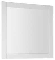 Aqualine FAVOLO zrcadlo v rámu 80x80cm, bílá mat FV080