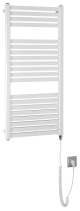 Aqualine TONDI-E elektrické otopné těleso rovné 450x970 mm, 300 W, bílá DE450T