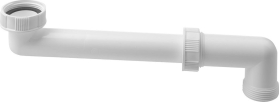 Bruckner Umyvadlový odtok šetřící místo 5/4", bílá 151.180.0