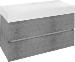 Sapho ODETTA umyvadlová skříňka 95x50x43, 5cm, dub stříbrný DT100-1111