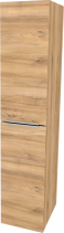 Mereo Mailo, koupelnová skříňka vysoká 170 cm, chrom madlo, Multidecor, Ořech Pacifik přírodní CN594LPOPP2