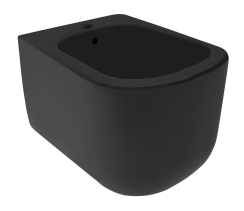 Kerasan TRIBECA bidet závěsný 35x54cm, černá mat 512531