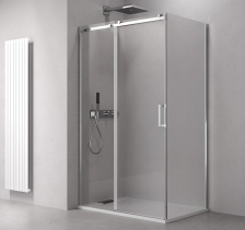 Polysan THRON SQUARE obdélníkový sprchový kout 1100x900mm, hranaté pojezdy TL1190-5002