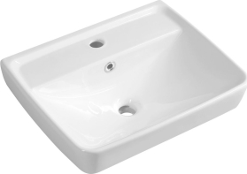 Aqualine DURU keramické umyvadlo 50x40cm, bílá TU0350