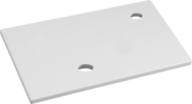 Sapho MINOR deska pod umývátko 40x22, 5cm, baterie vpravo, litý mramor, bílá MR405
