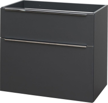 Mereo Mailo, koupelnová skříňka 81cm, antracit, chrom madlo CN531S