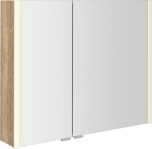 Sapho ALIX galerka s LED osvětlením 86x70x17, 5cm, dub alabama AX186-0022