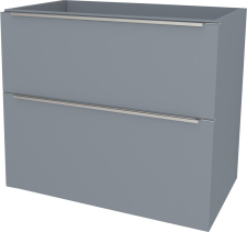 Mereo Mailo, koupelnová skříňka 61 cm, chrom madlo, Multidecor, Monumentální šedá CN590SMSO1