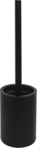 Sapho X-ROUND BLACK WC štětka na postavení, černá mat XR306B