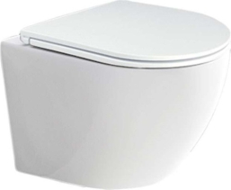 Mereo WC závěsné kapotované, RIMLESS, 490x370x360, keramické, vč. sedátka CSS113S VSD82S