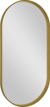Sapho AVONA oválné zrcadlo v rámu 50x100cm, zlato mat AV500G