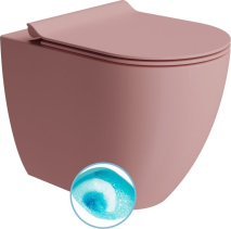 GSI PURA WC mísa stojící, Swirlflush, 36x55cm, spodní/zadní odpad, blush dual-mat 880324