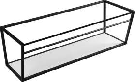 Sapho SKA konzole s policí 1200x400x460mm, černá mat SKA104
