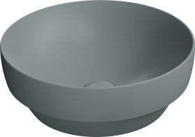 GSI PURA keramické umyvadlo na desku, průměr 40cm, agave mat 884604