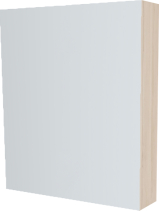 Mereo Koupelnová skříňka zrcadlová 60 cm, galerka, 1x dvířka levá, Multidecor, Javor Hard šampaňský CN798G61JHS2