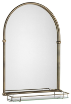 Sapho TIGA zrcadlo s policí 48x67cm, bronz HZ206