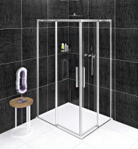 Polysan ALTIS obdélníkový sprchový kout 1000x900 mm, L/P varianta, rohový vstup, čiré sklo AL1510CAL1590C