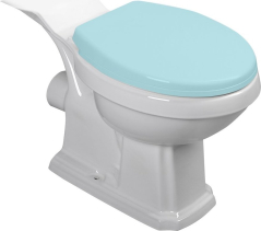 Aqualine ANTIK WC kombi mísa, 35x72 cm, zadní/spodní odpad, bílá AK107-432