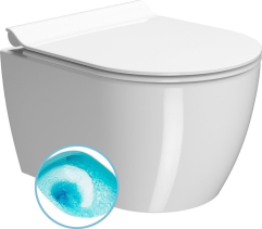 GSI PURA SHORT závěsná WC mísa, Swirlflush, 35x46cm, bílá ExtraGlaze 880211