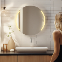 Nimco KULATÁ ZRCADLA Kulaté LED zrcadlo pr. 600 ZP 16000R