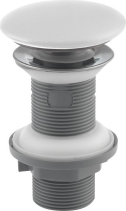Isvea Umyvadlová výpust 5/4“, click-clack, keramická zátka, 20-70mm, bílá mat 38TP0166I