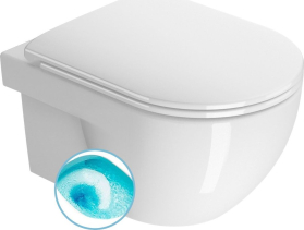 GSI CITY PRO závěsná WC mísa, Swirlflush, 35x52cm, bílá ExtraGlaze 911511