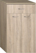 Aqualine ZOJA/KERAMIA FRESH skříňka spodní se zásuvkou 50x78x29cm, dub platin 50315