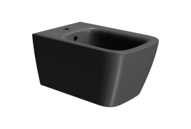 GSI NUBES bidet závěsný 35x55cm, černá mat 9665126