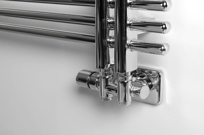 Sapho TWIN COMBI připojovací sada ventilů termostatická pro středové připojení, levá, chrom CP5012S