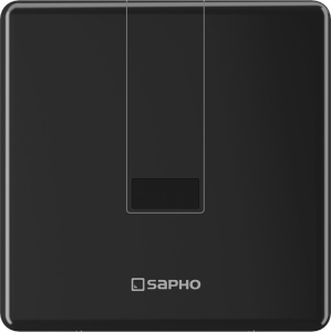 Sapho Podomítkový automatický splachovač pro urinál 24V DC, černá PS002B