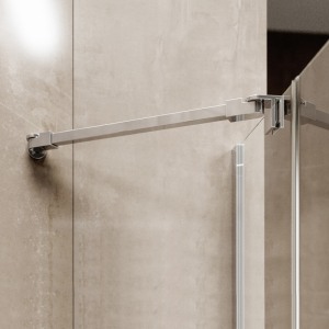 Mereo Sprchový kout, Novea, R 550, 90x90x200 cm, pantový, chrom ALU, sklo čiré 6 mm, EC CK70101Z