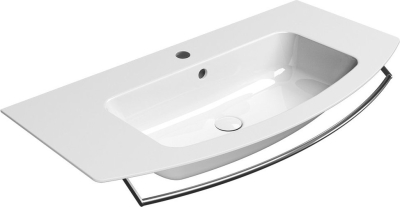 GSI PURA čelní držák ručníků 102cm, chrom PAPR102