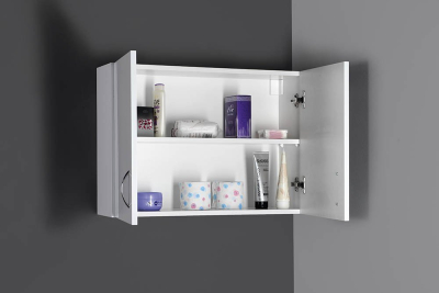 Aqualine KERAMIA FRESH horní skříňka 60x50x20cm, bílá 52363