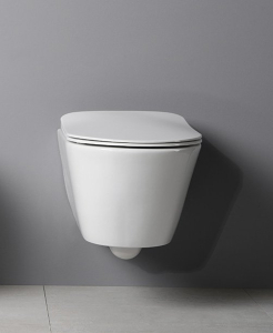 Sapho AVVA závěsná WC mísa, Rimless, 35, 5x53cm, bílá 100314