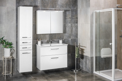 Aqualine ZUNO 85 keramické umyvadlo nábytkové 85x45cm, bílá 9085