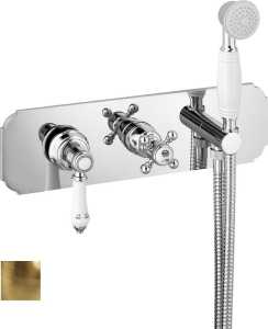 Sapho VIENNA podomítková sprchová baterie s ruční sprchou, 2 výstupy, bronz VO142BR