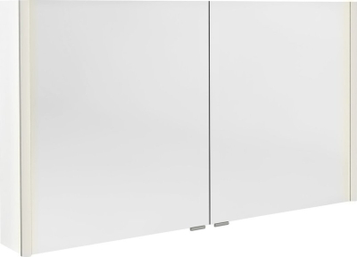 Sapho ALIX galerka s LED osvětlením, 2x dvířka, 126x70x17, 5cm, bílá AX126-0030