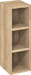 Sapho ESPACE otevřená policová skříňka 20x60x22cm, dub alabama ESC140-2222