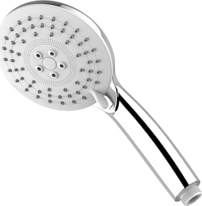 Mereo Sprchový set s tyčí, hadicí, ruční a talíř. kulatou sprchou, bílá CB95001SW1