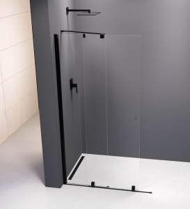 Polysan MODULAR SHOWER zástěna s pojezdy 1600 mm, černá MS5-160B