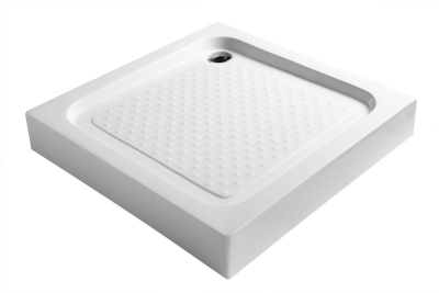 Aqualine Sprchová samonosná vanička akrylátová, čtverec 90x90x15cm BTTQ90