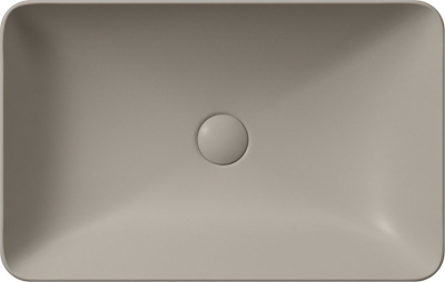 GSI PURA keramické umyvadlo na desku 60x38cm, tortora mat 883705
