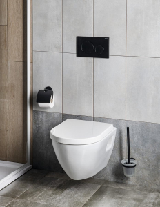 Geberit GEBERIT SIGMA20 ovládací tlačítko, Easy-to clean/černá mat 115.882.16.1