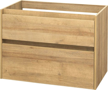 Mereo Opto, koupelnová skříňka 81 cm, dub Riviera CN921S
