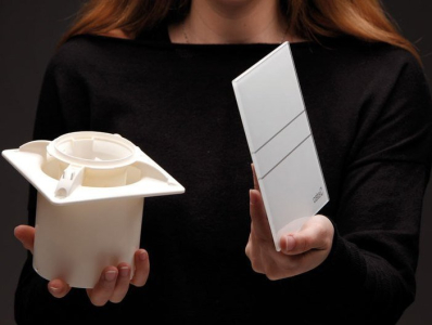 Cata E-120 GT koupelnový ventilátor axiální s časovačem, 15W, potrubí 120mm, bílá 00901100