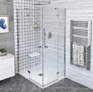 Polysan FORTIS obdélníkový sprchový kout 1500x800 mm, rohový vstup FL1115LFL1080R